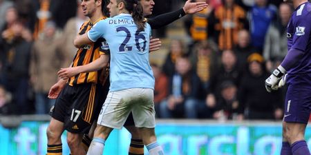 Vine: Hull City’s George Boyd faces lengthy ban after spitting in Joe Hart’s face