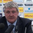 Video: Steve Bruce interrupts press conference to watch spectacular Wayne Rooney lob