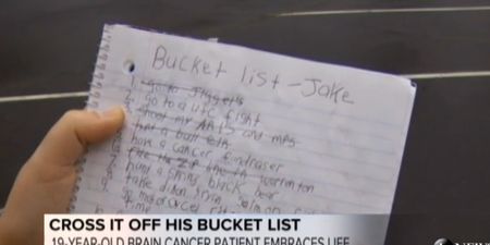 Number 1 item on a 19-year-old cancer patient’s bucket list is a trip to a topless bar called Jiggles