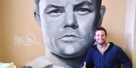 Pic: Check out this deadly Brian O’Driscoll mural in a hostel in Cuzco, Peru