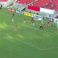 Video: You will not see a funnier own goal than this one from Brazil