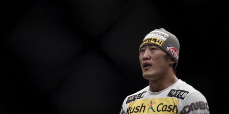 Video: This brutal spinning elbow KO from UFC Fight Night Macao looks awfully painful