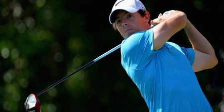 Video: Rory McIlroy hit one of the best golf shots you’ll ever see last night