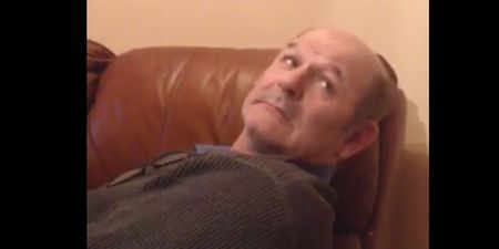 Video: “Don’t give him any money Marie!” Watch this lad wind his da up over a losing Cheltenham bet