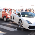 Video: Watch as a Lamborghini Gallardo gets towed away sideways in Cannes