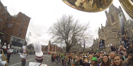 Video: Here’s a look at Dublin’s St. Patrick’s Day parade like you’ve never seen it before