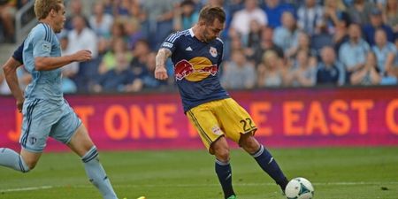GIF: Irish footballer produces neat off-the-back trick while playing for New York Red Bulls