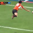 ICYMI: Japanese rugby player makes a complete and total mess of swan-dive finish