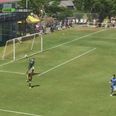 Video: Hilarious goalkeeper howler leads to goal in New Zealand