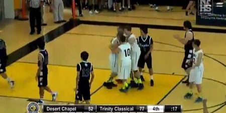 Video: Touching moment from high-school basketball is one of the best acts of sportsmanship you’re likely to see