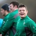 Pic: Ouch. Brian O’Driscoll suffered a very nasty-looking mouth wound at training today
