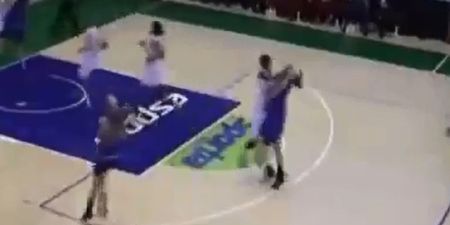 Video: Female basketball player in Finland flattens opponent with vicious punch to the face