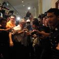 Video: The media scrum in Kuala Lumpur Airport featured on Sky News this morning was a little bit crazy