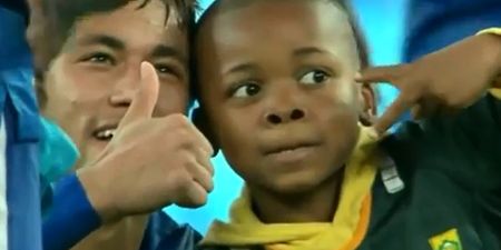 Video: Young South African fan gets the royal treatment from Neymar and his Brazilian team-mates