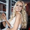Pic: Rosanna Davison shows off her St. Patrick’s Day pride with green body paint