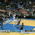 Video: Russell Westbrook slams home a ridiculous one-handed dunk