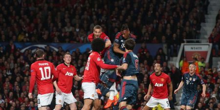 GIFs: Nemanja Vidic heads United into the lead at Old Trafford, but Bastian Schweinsteiger equalises quickly