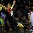 Video: Who’d like to see Chris Ashton pushed over some advertising hoardings?