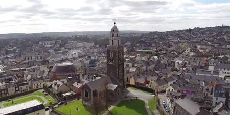 Video: Dizzying footage of Cork City filmed from above