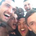 Pic: The Leicester City celebratory selfie as promotion to the Premier League is confirmed
