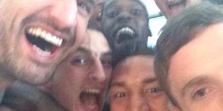 Pic: The Leicester City celebratory selfie as promotion to the Premier League is confirmed