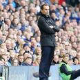 Pic of the day: The Grim Reaper lurks behind David Moyes at Goodison Park