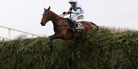 Pineau De Re wins the Grand National ahead of Balthazar King and Double Seven