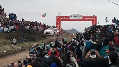Video: Irish rally driver makes huge leap over crest at WRC event in Portugal