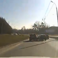Video: Lithuanian driver flees crash scene and acts like nothing happened