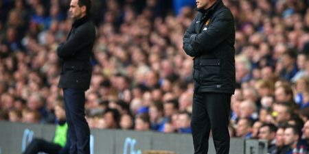 Gif: Baines and Mirallas inflict yet more misery on David Moyes and Man United