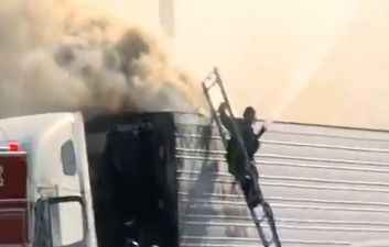Video: This firefighter is having a bad day in the most hilarious way possible