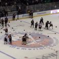 Video: Cops and firefighters have a 25-minute brawl at charity ice-hockey game