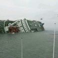 Pics: Rescue efforts continue on sinking ferry off the South Korean coast