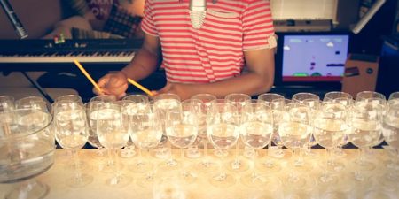 Video: The Mario Bros theme played on wine glasses is absolutely excellent