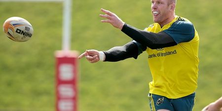 Pic: Paul O’Connell does his best Incredible Hulk impersonation at Munster training today