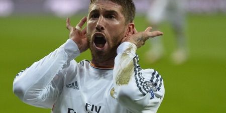 Video: Who needs Ronaldo? Sergio Ramos slams home a great free-kick goal for Real Madrid