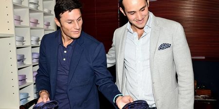 Inter Milan legend Javier Zanetti joins forces with the style gurus of Gagliardi