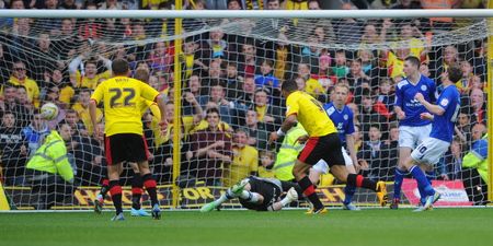 Video: Troy Deeney’s famous goal for Watford recreated by students from Marino in Dublin