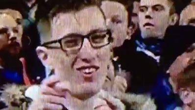 Vine: The slickest Manchester City fan in the world was caught by the Sky cameras tonight