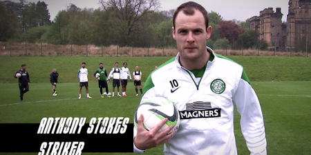 Video: Watch as Celtic takes on the Soccer AM Crossbar Challenge