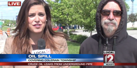 Video: Hilarious and VERY NSFW news segment about oil spill in Ohio turns out to be fake…