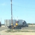 Video: Watch as a train absolutely destroys a truck