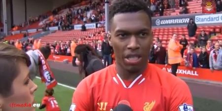 Video: Daniel Sturridge apologises to the Liverpool fans for not winning the title