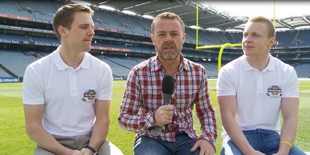 Video: JOE meets Tomás ‘Mossy’ Quinn and Colin Walshe to talk NFL and GAA