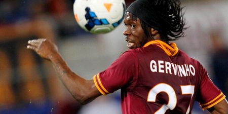 Pic: Gervinho gets in touch with his feminine side sporting a dainty pair of women’s shoes