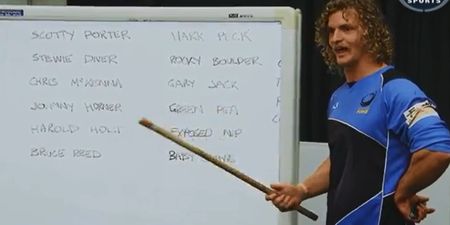 Video: Nick ‘The Honey Badger’ Cummins gives a lesson in how to speak like the Honey Badger
