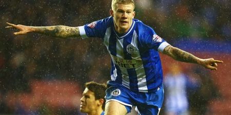 Vine: James McClean whipped in a beauty of a cross for Wigan’s opener against QPR tonight