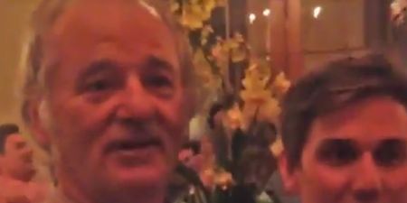 Holy sh*tballs. Living legend Bill Murray crashed a stag do and made an amazingly awesome speech