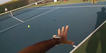 Video: How cool is this? Watch tennis played through Roger Federer’s eyes