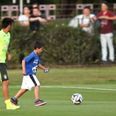 Video: Neymar stops for selfie with young pitch invader
